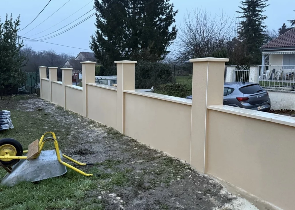 Murets avec finition grattée — Effiat — image 1