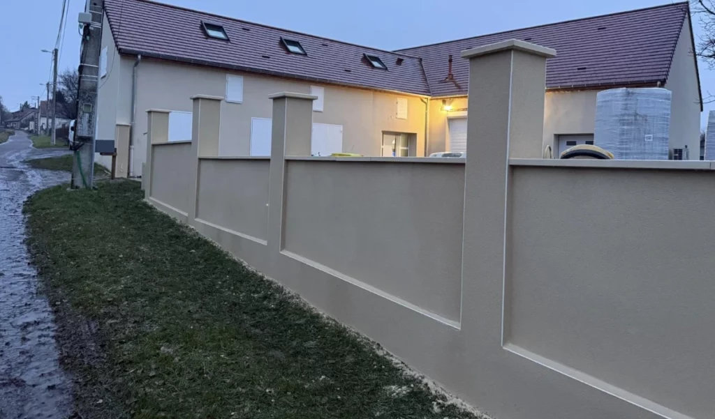 Murets avec finition grattée — Effiat — image 4