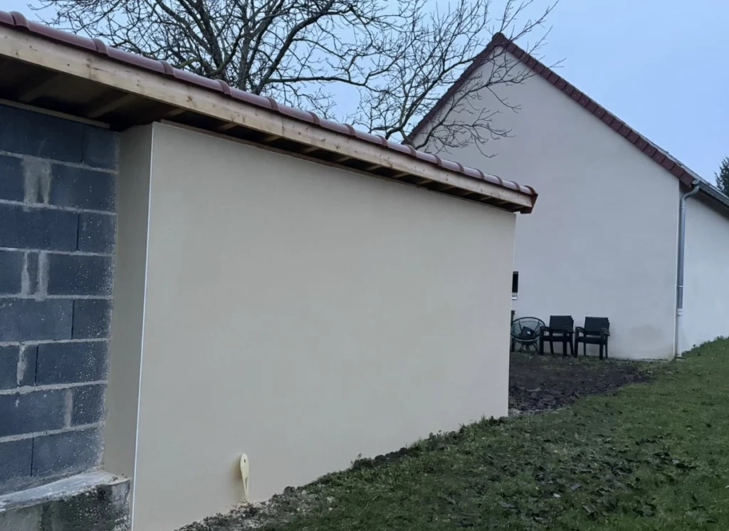 Murets avec finition grattée — Effiat — image 2